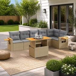 Enhance Your Outdoor Living with This 7-Piece Sofa Set