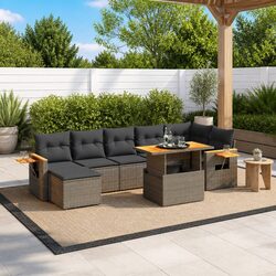 Transform Your Outdoor Space with 8-Piece Sofa Set