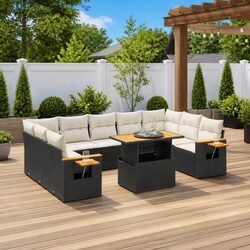 Transform Your Outdoor Space with This 10-Piece Sofa Set
