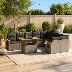 Transform Your Outdoor Space with a 10-Piece Sofa Set