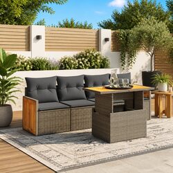 Enhance Your Outdoor Space with this 5 Piece Sofa Set