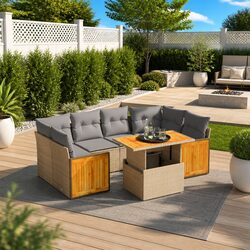 Transform Your Outdoor Space with a 7 Piece Sofa Set