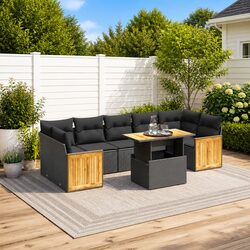 Transform Your Outdoor Space with this 8-Piece Sofa Set