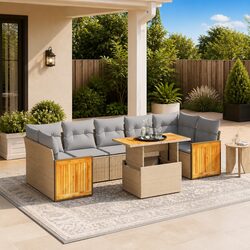 Transform Your Outdoor Space with This 8-Piece Sofa Set