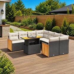 Enhance Your Outdoor Living with a 9 Piece Sofa Set