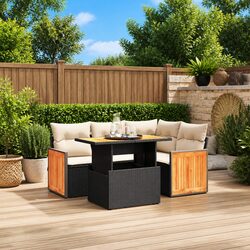 Enhance Your Outdoor Space with This 5-Piece Garden Sofa Set