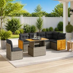 Elevate Your Outdoor Space with 7 Piece Sofa Set