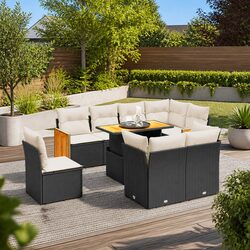 Enhance Your Outdoor Living with Our 9-Piece Sofa Set