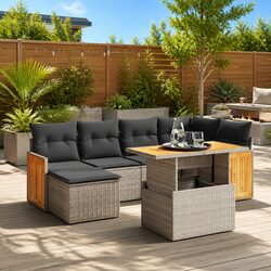 Transform Your Outdoor Space with a 7-Piece Sofa Set