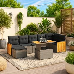Transform Your Outdoor Space with This 8-Piece Sofa Set