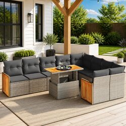 Enhance Your Outdoor Living with a 10-Piece Sofa Set