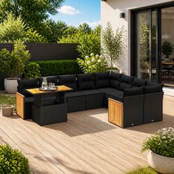 Enhance Your Outdoor Space with This 10 Piece Sofa Set