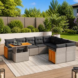 Transform Your Outdoor Space with a 10 Piece Sofa Set