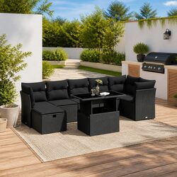 Transform Your Outdoor Living Space with this 8-Piece Sofa Set