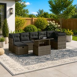 Transform Your Outdoor Space with This 8-Piece Sofa Set