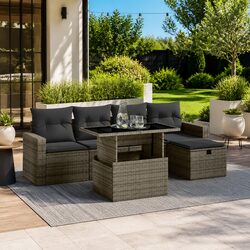 Enhance Your Outdoor Living with This 6 Piece Sofa Set