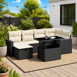 Enhance Your Outdoor Space with Our 7 Piece Garden Sofa Set