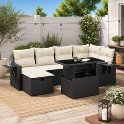 Enhance Your Patio with a 7 Piece Modular Sofa Set