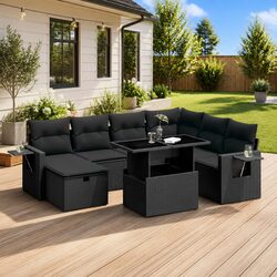 Enhance Your Outdoor Space with 8 Piece Garden Sofa Set
