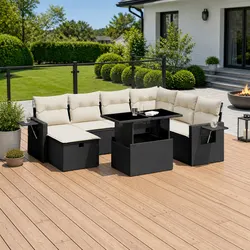 8 Piece Patio Sofa Set with Cushions to Elevate Your Space