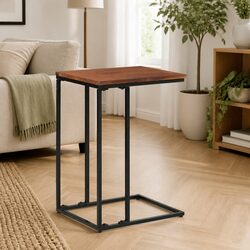 Enhance Your Living Room with a Brown Wooden Side Table