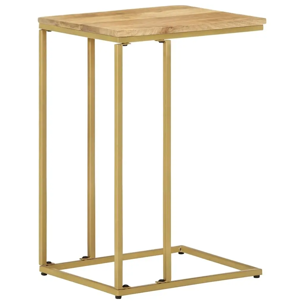 Side Table 35x45x65cm Brown Solid Mango Wood Living Room Accent Furniture