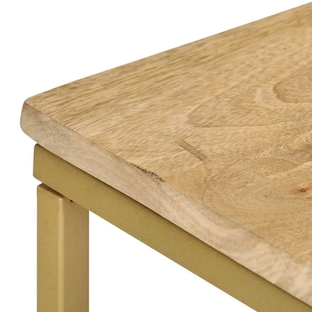 Side Table 35x45x65cm Brown Solid Mango Wood Living Room Accent Furniture