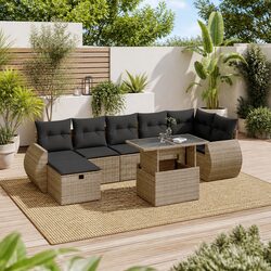 Transform Your Outdoor Space with 8-Piece Patio Sofa Set