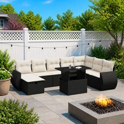 Enhance Your Outdoor Space with This 9 Piece Sofa Set