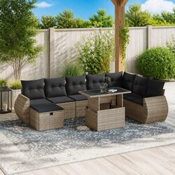 Enhance Your Outdoor Living with 9-Piece Sofa Set