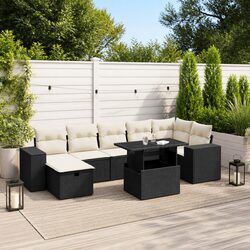 Elevate Your Outdoors with This 8-Piece Garden Sofa Set