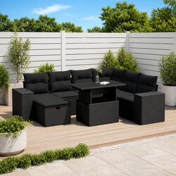 Outdoor 8-Piece Modular Sofa Set for Stylish Patios
