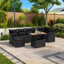 Enhance Your Outdoor Space with a Modular 8-Piece Sofa Set