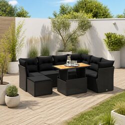 Enhance Your Outdoor Experience with Our 8-Piece Sofa Set
