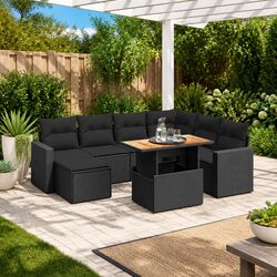 Enhance Your Outdoor Space with 8 Piece Sofa Set