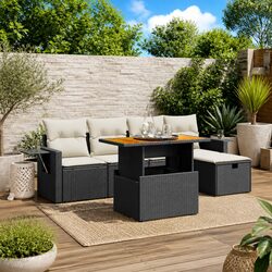 Create a Beautiful Outdoor Space with 6 Piece Sofa Set