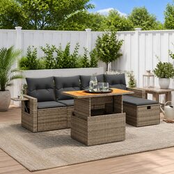 Enhance Your Outdoor Space with this 6 Piece Garden Sofa Set