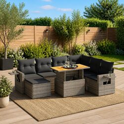 Transform Your Outdoor Space with 8-Piece Sofa Set