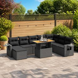 Transform Your Outdoor Space with This 9-Piece Sofa Set