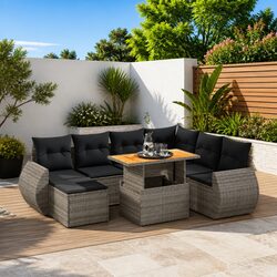 Transform Your Outdoor Space with this 8-Piece Sofa Set