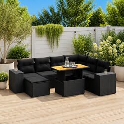 Elevate Your Patio with a Stylish 8 Piece Sofa Set
