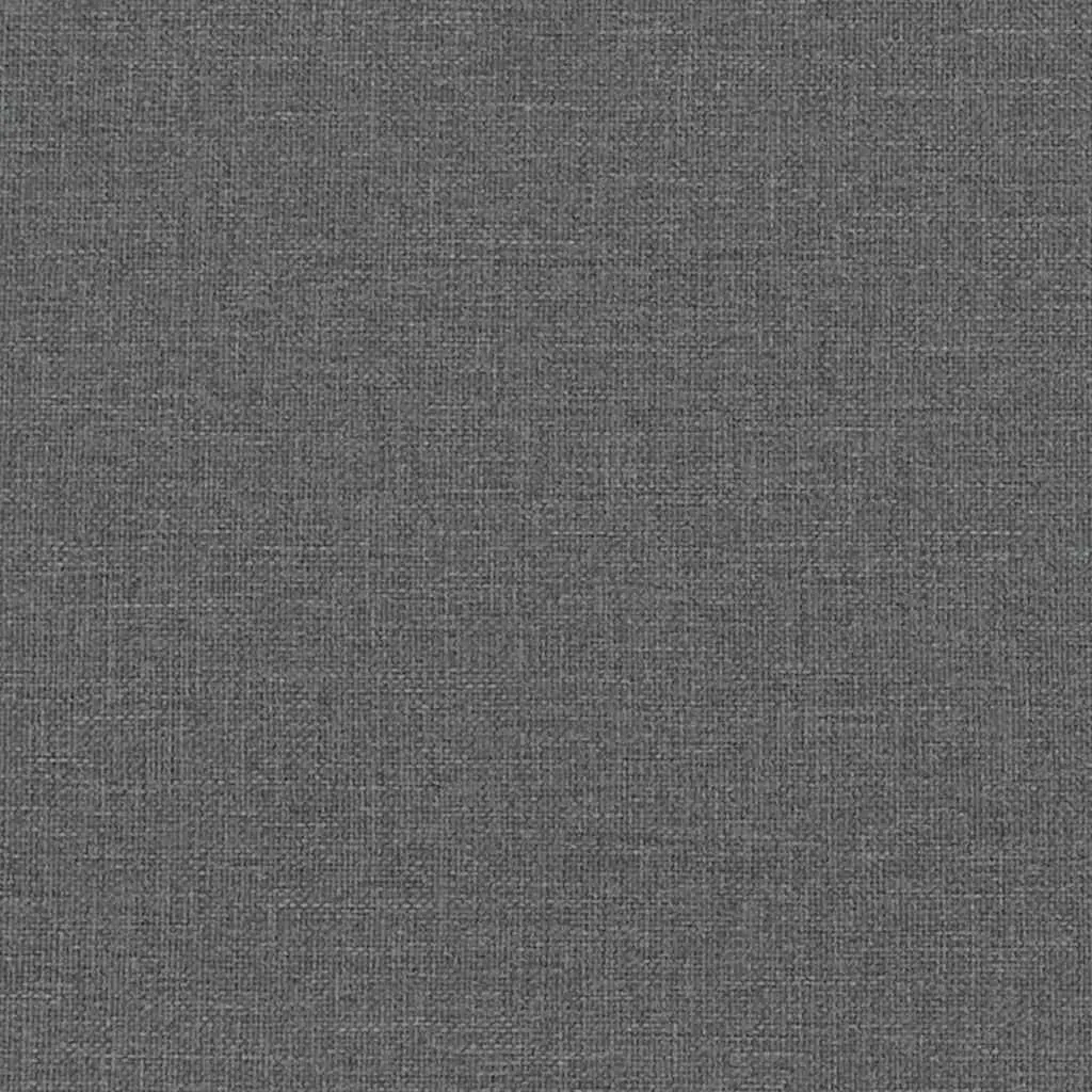 Relaxing Armchair with Stool Dark Grey Fabric Accent Chair Lounge Seat Home