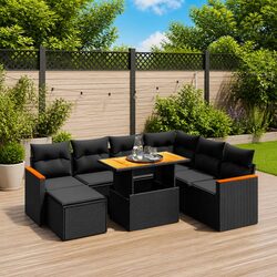 Transform Your Outdoor Space with 8 Piece Sofa Set