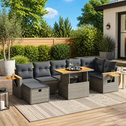 Enhance Your Outdoor Space with This 8 Piece Sofa Set