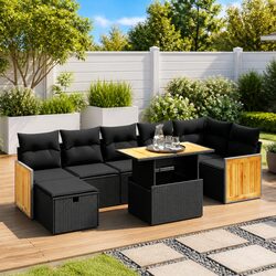 Transform Your Outdoor Space with This 8-Piece Sofa Set