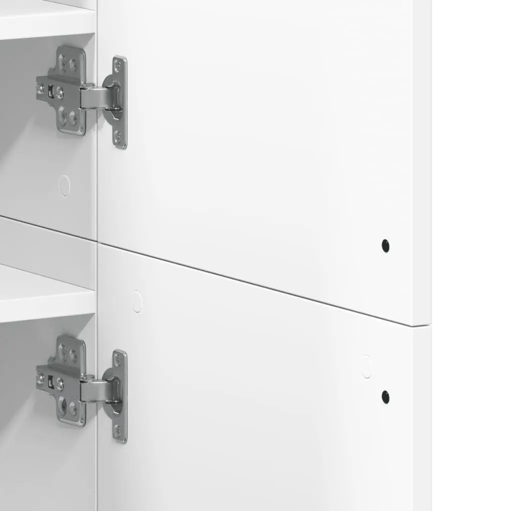 Shoe Cabinet White Storage Organizer Tall Wardrobe Shoe Rack Furniture Cupboard