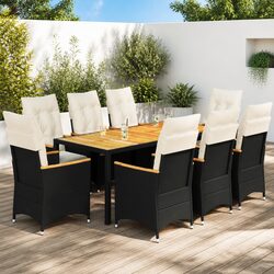 Transform Your Outdoor Space with a 9 Piece Dining Set