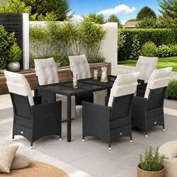 Outdoor 7 Piece Dining Set for Elegant Al Fresco Meals
