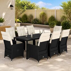 Enhance Your Outdoor Space with This 9-Piece Dining Set