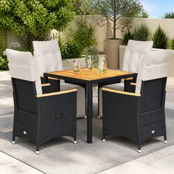 Enhance Your Garden with Our 5 Piece Black Bistro Set